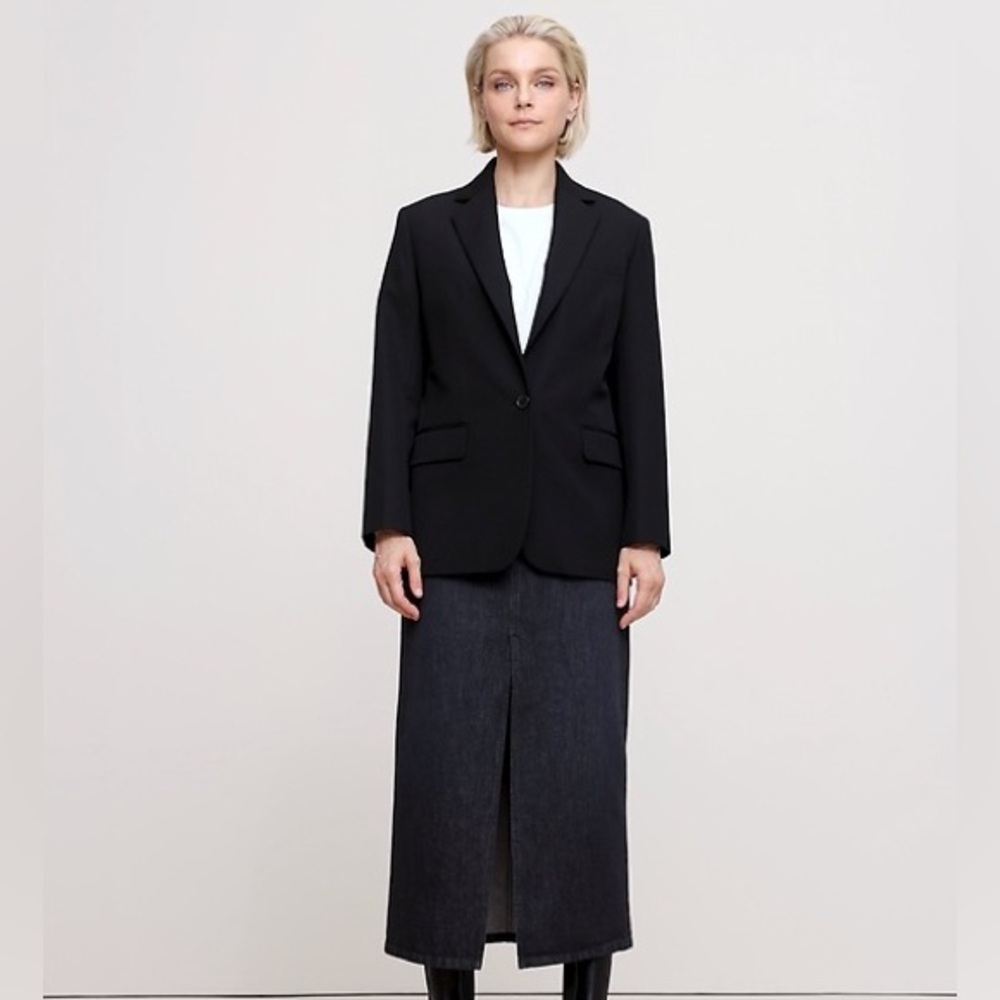 NWT Banana Republic Boyfriend 100% Wool Blazer